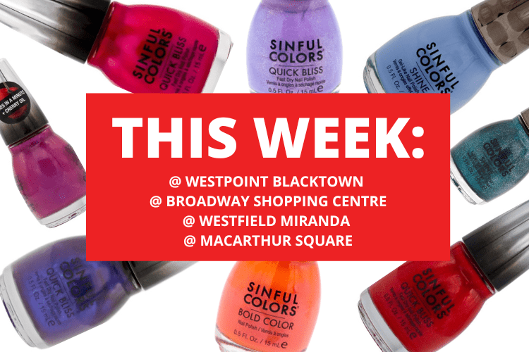💄 💋 WESTPOINT BLACKTOWN + BROADWAY SHOPPING CENTRE + WESTFIELD MIRANDA + MACARTHUR SQUARE 💋 💄 22nd - 28th May 2023