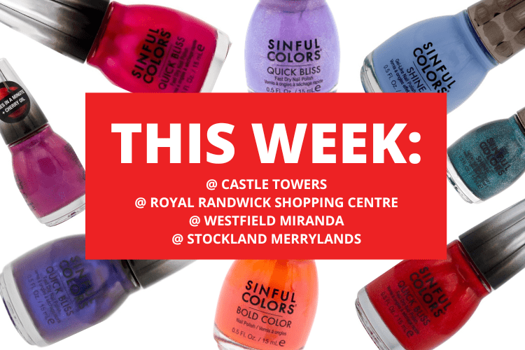 💄 💋 CASTLE TOWERS + ROYAL RANDWICK SHOPPING CENTRE + WESTFIELD MIRANDA + STOCKLAND MERRYLANDS 💋 💄 3rd- 9th April 2023