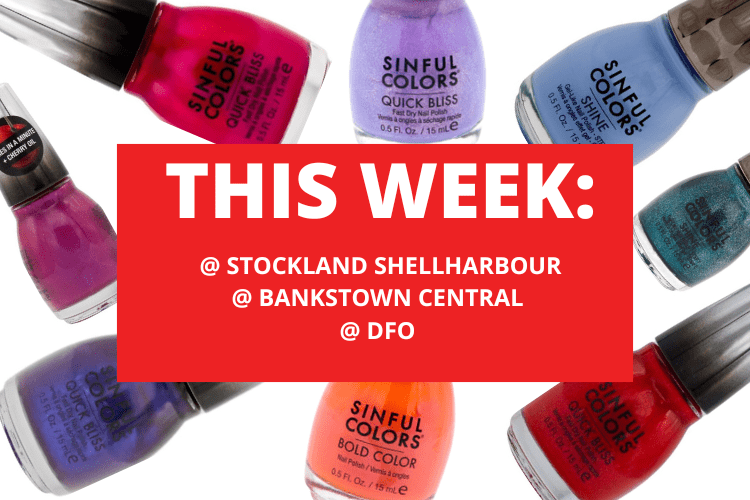 💄 💋 STOCKLAND SHELLHARBOUR + BANKSTOWN CENTRAL + DFO 💋 💄14TH - 20TH APRIL 2025