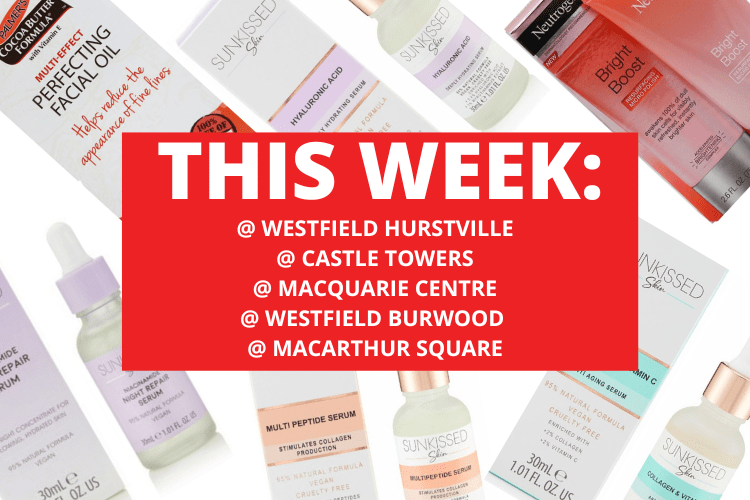 💄 💋WESTFIELD HURSTVILLE + CASTLE TOWERS + MACQUARIE CENTRE + WESTFILED BURWOOD + MACARTHUR SQUARE 💋 💄 14th - 20th August 2023