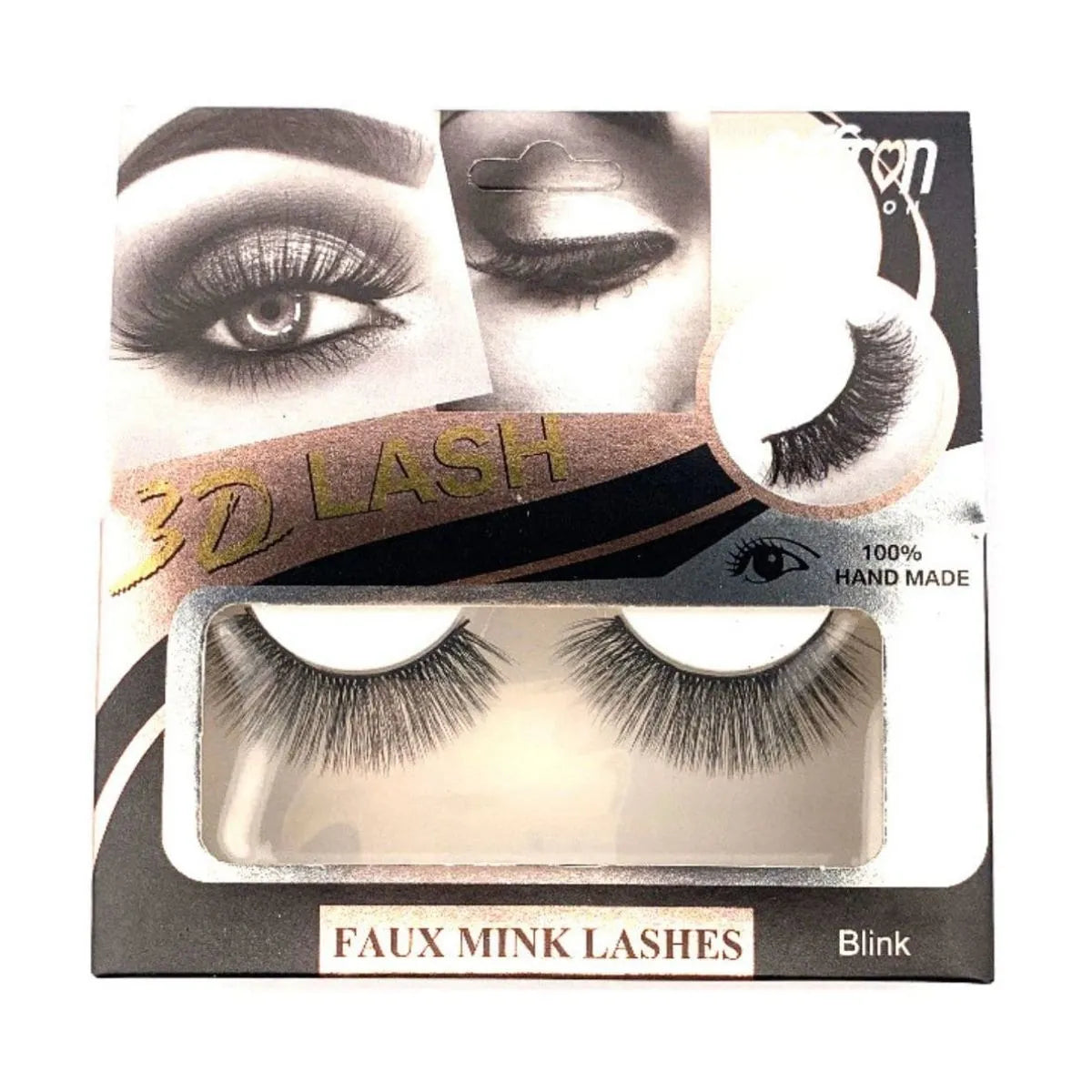 Saffron 3D Faux Mink Lashes – Blink Natural Volume
