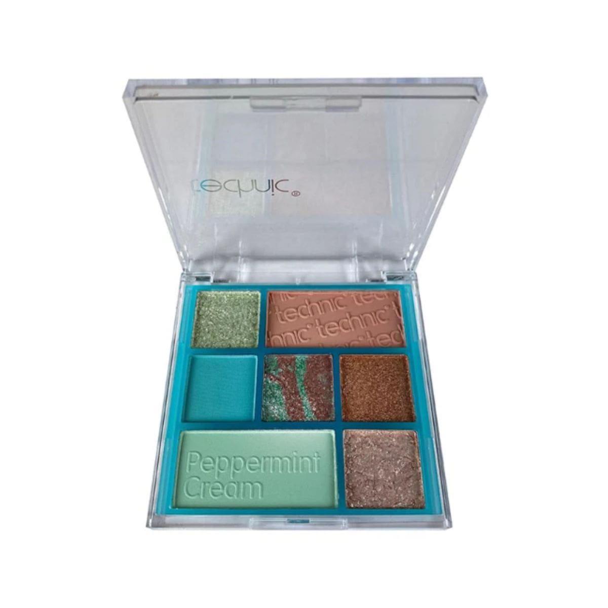 Technic Pressed Pigment Palette (7 pan) - Peppermint Cream | Discount Brand Name Cosmetics