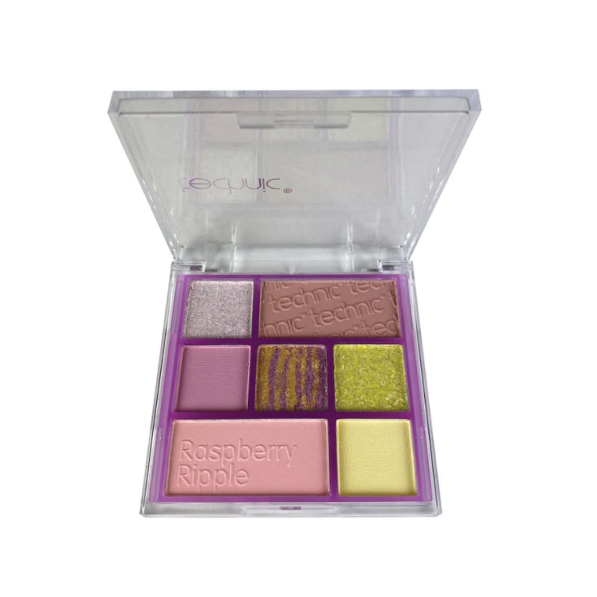 Technic Pressed Pigment Palette (7 pan) - Raspberry Ripple | Discount Brand Name Cosmetics