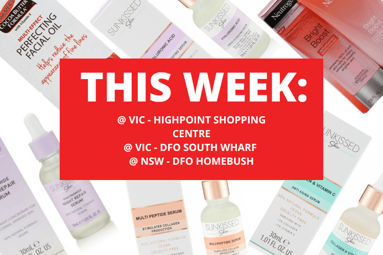 💄 💋 HIGHPOINT SHOPPING CENTRE [ VIC ] +  DFO SOUTH WHARF [ VIC ]  + DFO HOMEBUSH [ NSW ] 💋 💄22ND - 28TH SEPTEMBER  2025