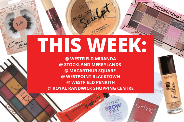 💄 💋WESTFIELD MIRANDA + STOCKLAND MERRYLANDS + MACARTHUR SQUARE + WESTPOINT BLACKTOWN + WESTFIELD PENRITH + ROYAL RANDWICK SHOPPING CENTRE💋 💄 16th - 22nd October 2023