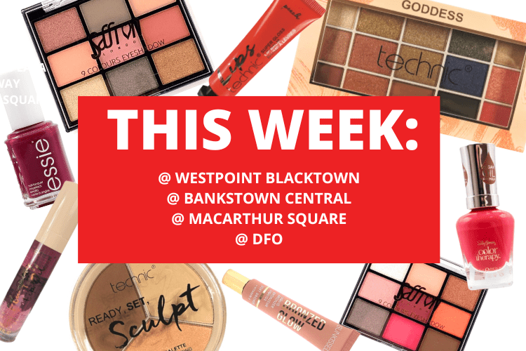 💄 💋 WESTPOINT BLACKTOWN + BANKSTOWN CENTRAL + MACARTHUR SQUARE + DFO 💋 💄9TH - 15TH DECEMBER 2024