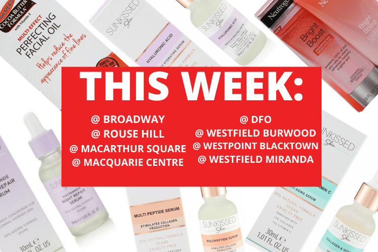 💄 💋 WESTFIELD MIRANDA + ROUSE HILL TOWN CENTRE + MACARTHUR SQUARE + BROADWAY SHOPPING CENTRE + MACQUARIE CENTRE + DFO + WESTPOINT BLACKTOWN + WESTFIELD BURWOOD  💋 💄 25th - 31st December 2023