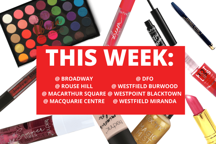 💄 💋 WESTFIELD MIRANDA + ROUSE HILL TOWN CENTRE + MACARTHUR SQUARE + BROADWAY SHOPPING CENTRE + MACQUARIE CENTRE + DFO + WESTPOINT BLACKTOWN + WESTFIELD BURWOOD  💋 💄1ST - 7TH JANUARY 2024