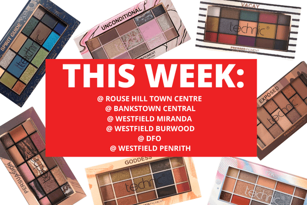 💄 💋ROUSE HILL SHOPPING CENTRE + BANKSTOWN CENTRAL + WESTFIELD MIRANDA + WESTFIELD PENRITH + DFO + WESTFIELD BURWOOD💋 💄30th October - 5th November 2023