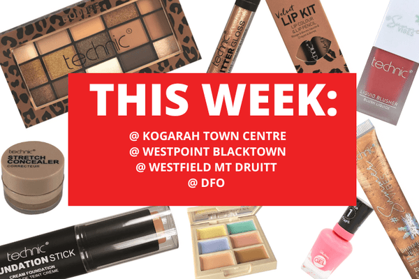 💄 💋KOGARAH TOWN CENTRE + WESTPOINT BLACKTOWN + WESTFIELD MT DRUITT + DFO 💋 💄 18TH - 24TH NOVEMBER