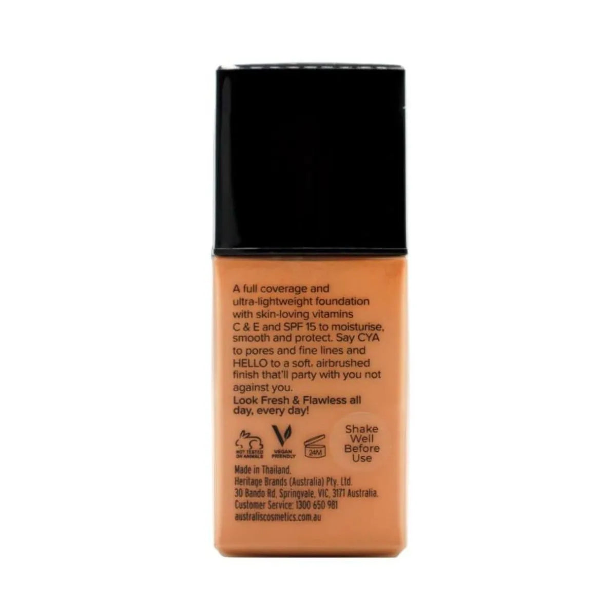 Australis Fresh & Flawless Foundation – Deep Tan SPF16