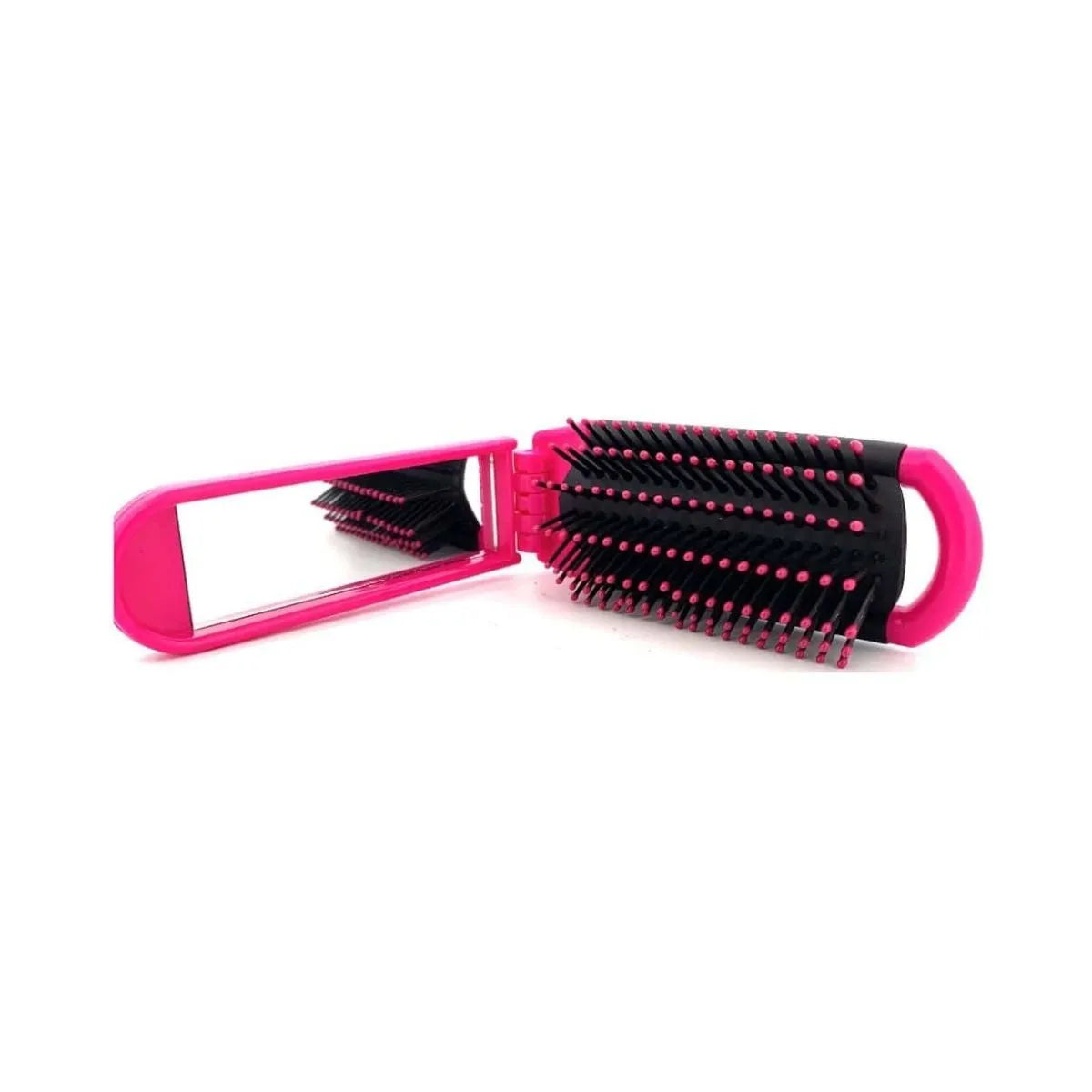Body Collection Folding Brush – Purple, Compact Mirror