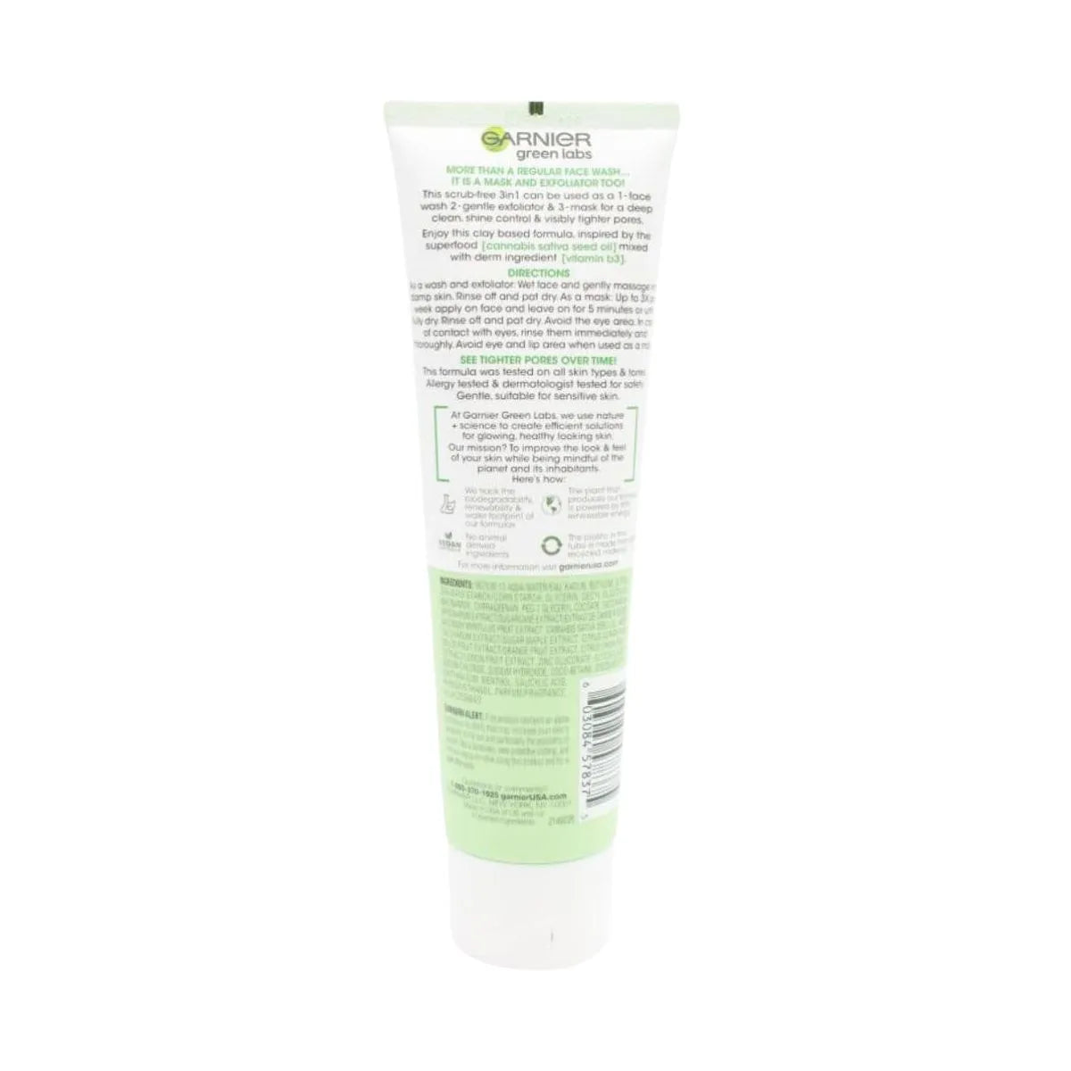 Garnier Canna-B 3-in-1 Face Cleanser – Pore Perfecting 130ml