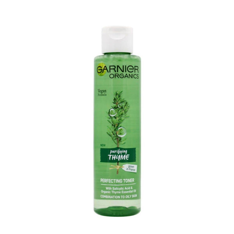 Garnier Organics Purifying Thyme Perfecting Toner - 150ml | Discount Brand Name Cosmetics 