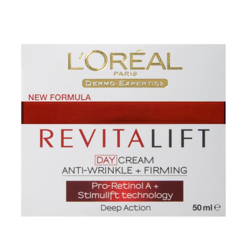 L'Oreal Revitalift Anti Wrinkle & Firming Day Cream - 50ml | Discount Brand Name Cosmetics  
