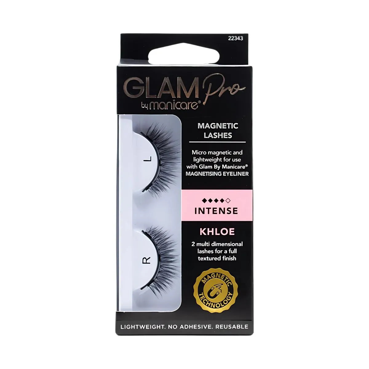 Manicare Glam Pro Intense Khloe Magnetic Lashes – Bold & Reusable