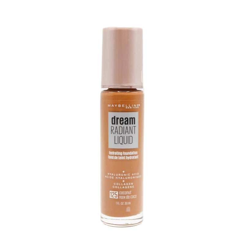 Maybelline Dream Radiant Liquid Foundation - Coconut 125 | Discount Brand Name Cosmetics