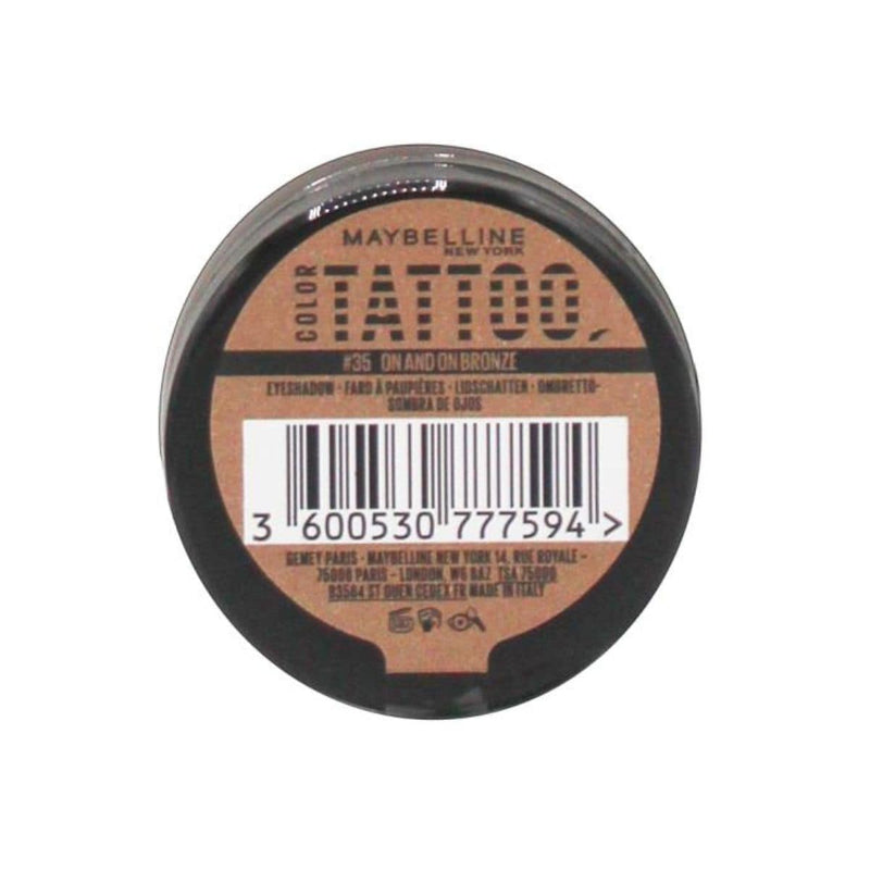 Maybelline Eye Studio Colour Tattoo 24H Eyeshadow - On and On Bronze | Discount Brand Name Cosmetics