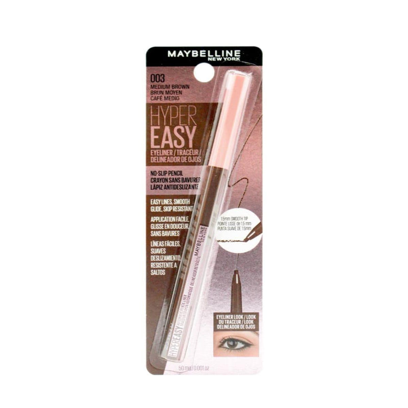 Maybelline Hyper Easy Eyeliner - Medium Brown 003 | Discount Brand Name Cosmetics  