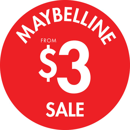 Maybelline from $3 brand name discounted cosmetics