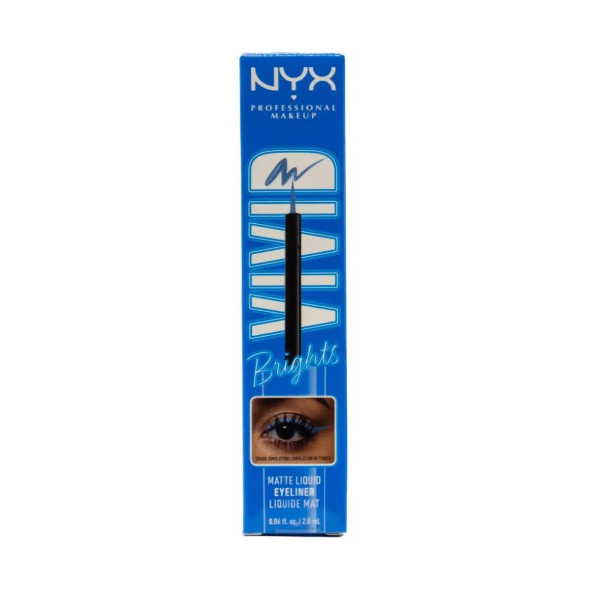 NYX Cobalt Crush Eyeliner – Bold Matte Blue Liquid Liner