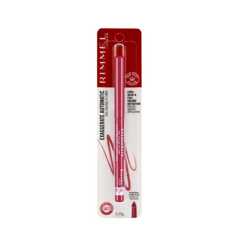 Rimmel Exaggerate Lip Liner - Eastend Snob 063 | Discount Brand Name Cosmetics