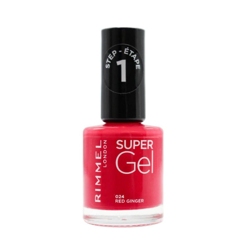 Rimmel Super Gel Nail Polish - Red Ginger 024 | Discount Brand Name Cosmetics