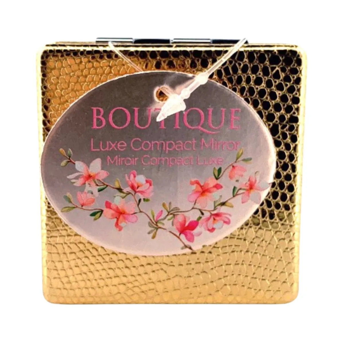 Royal Luxe Compact Mirror – Gold Travel Makeup Essential