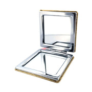 Royal Luxe Compact Mirror – Gold Travel Makeup Essential