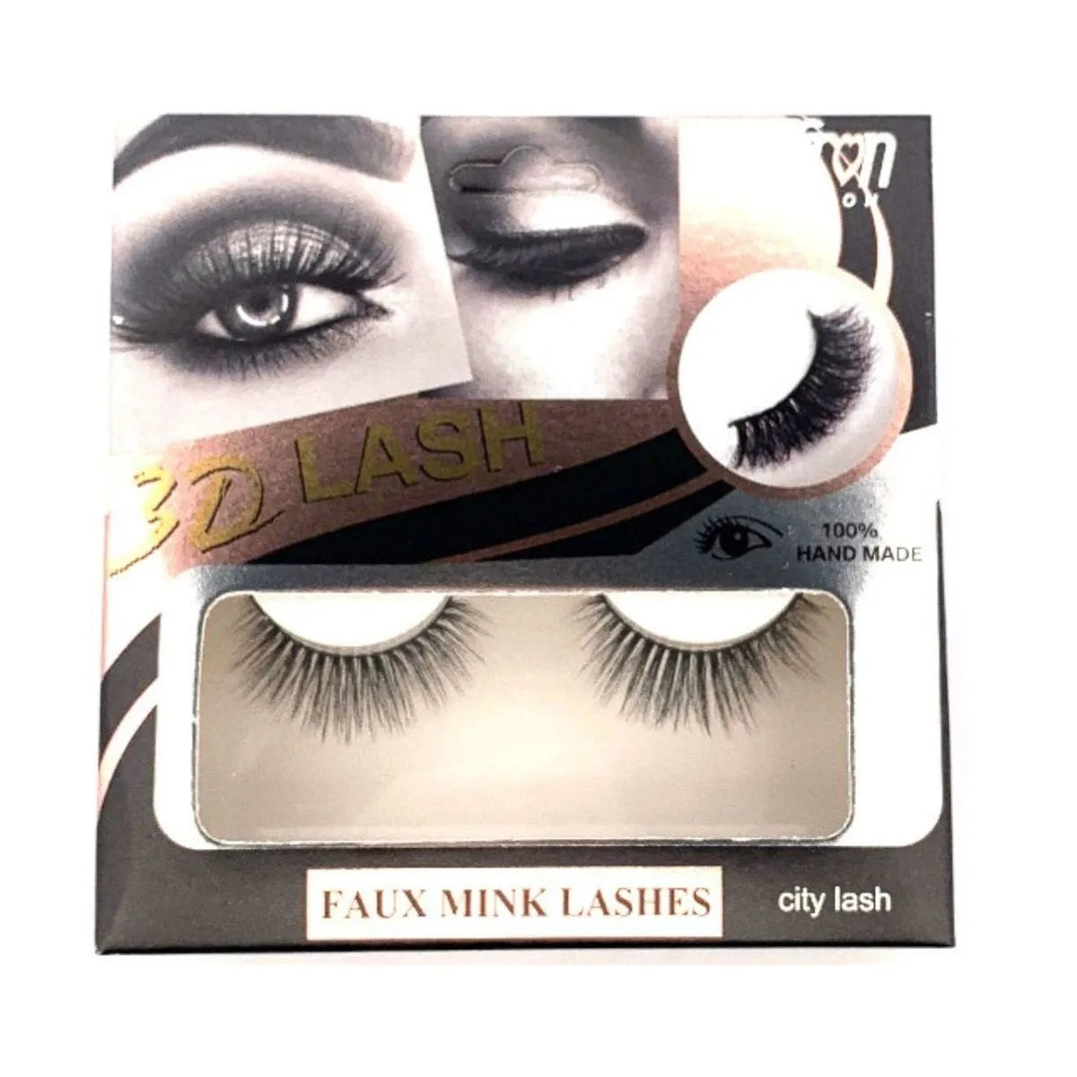 Saffron 3D Faux Mink Lashes – City Lash Bold Volume