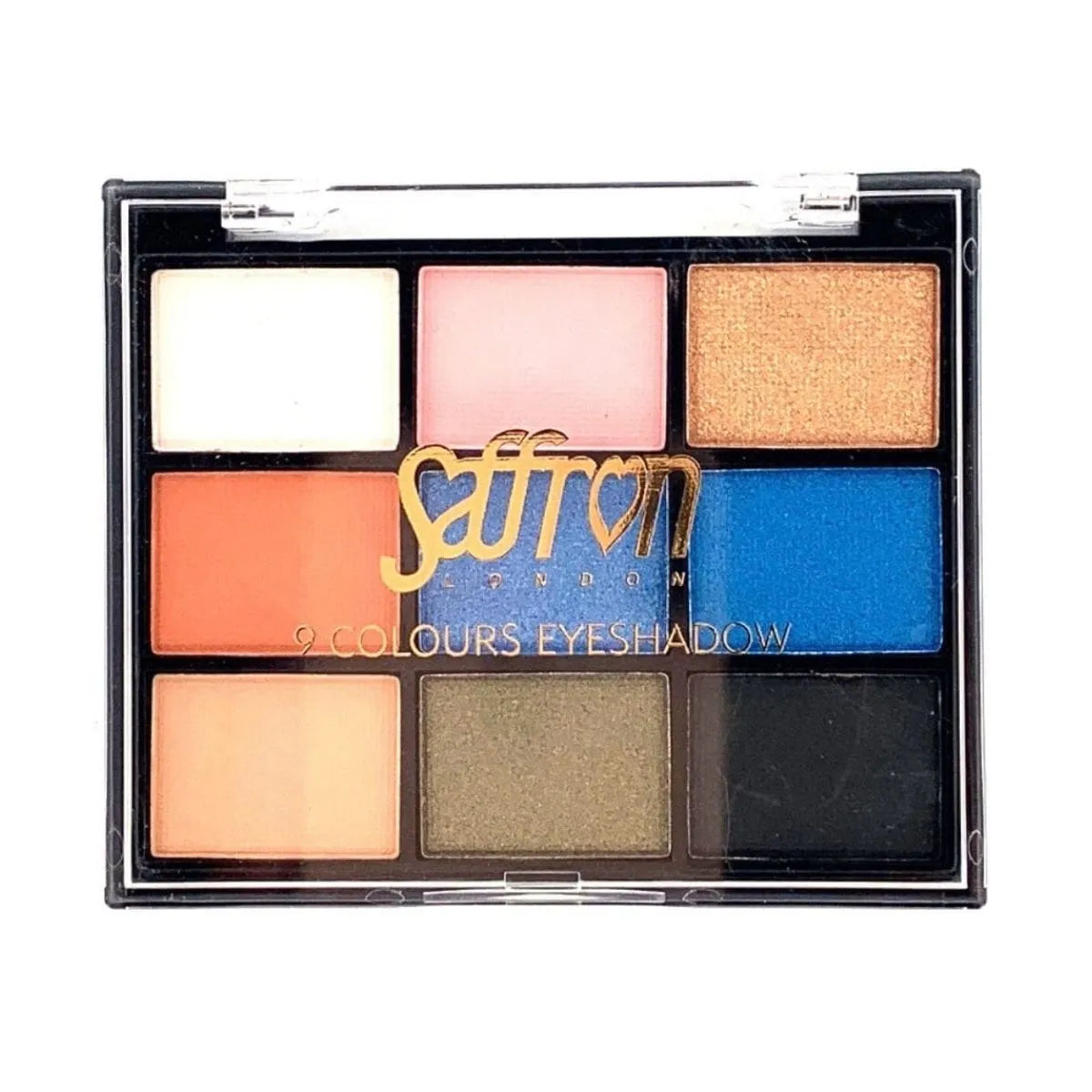 Saffron Eyeshadow – Sea 04 Aqua & Blue 9 Color Palette