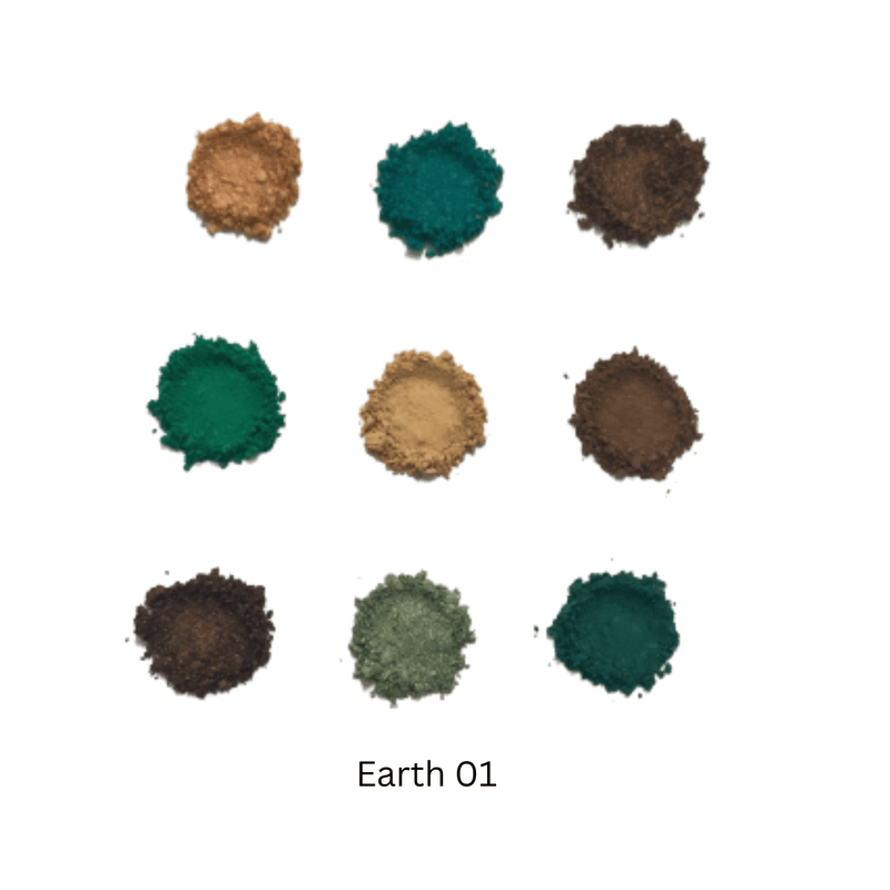 Saffron 9 Colours Eyeshadow - Earth 02 | Discount Brand Name Cosmetics