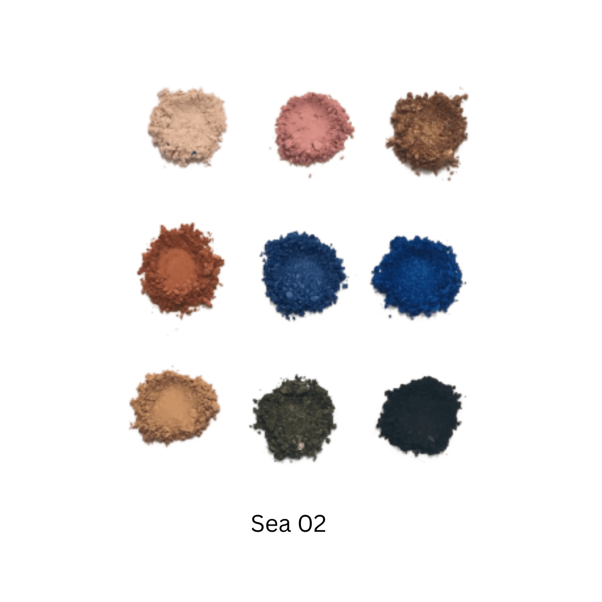 Saffron 9 Colours Eyeshadow - Sea 04 | Discount Brand Name Cosmetics