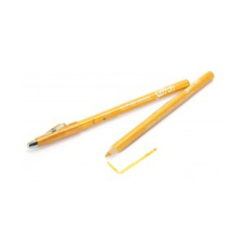 Saffron Glitter Eye Pencil w. Sharpener - Gold | Discount Brand Name Cosmetics 