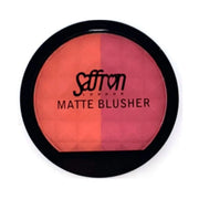 Saffron Matte Blusher Duo – 04 Warm Matte Cheek Color