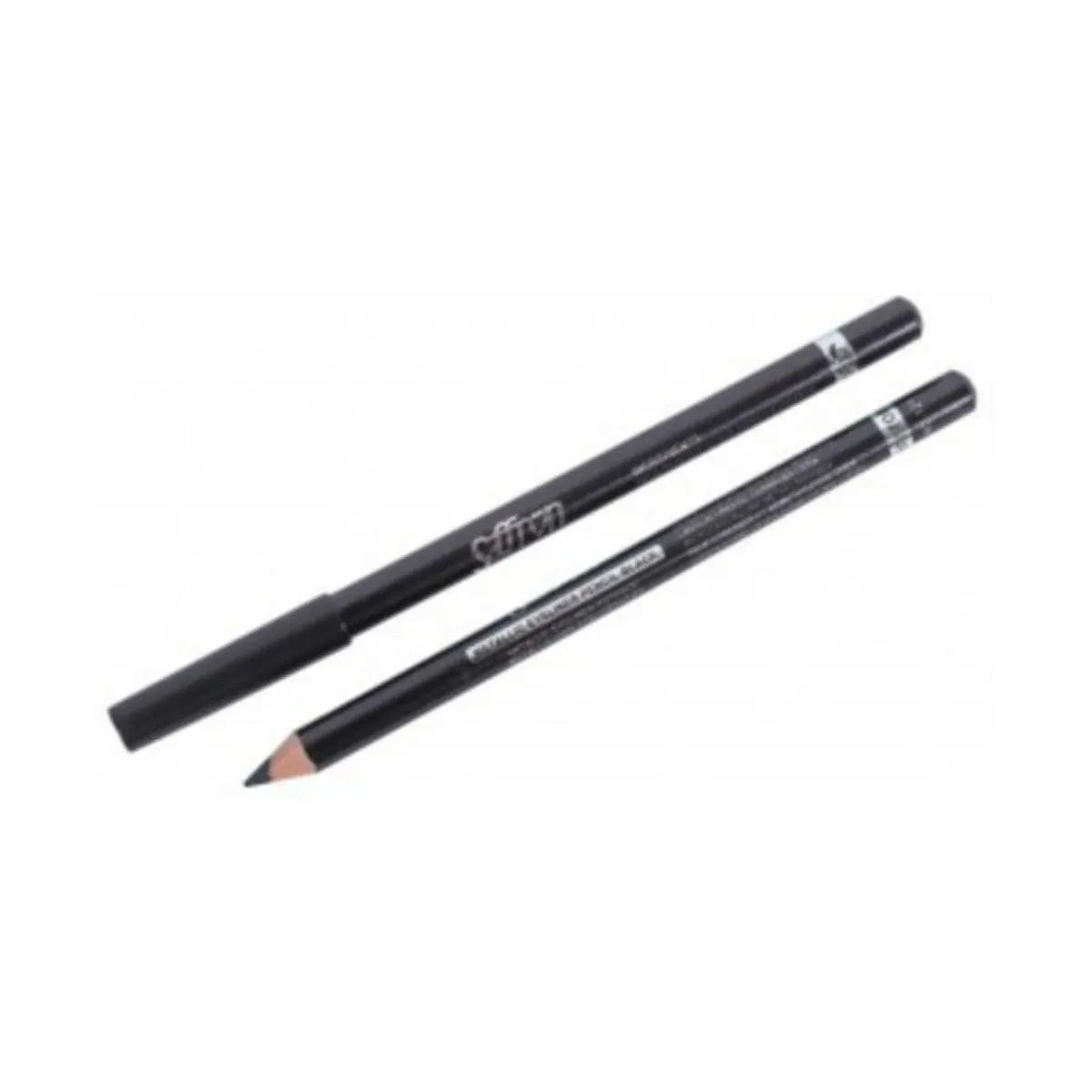 Saffron Metallic Eye Pencil – Black Shimmer Liner