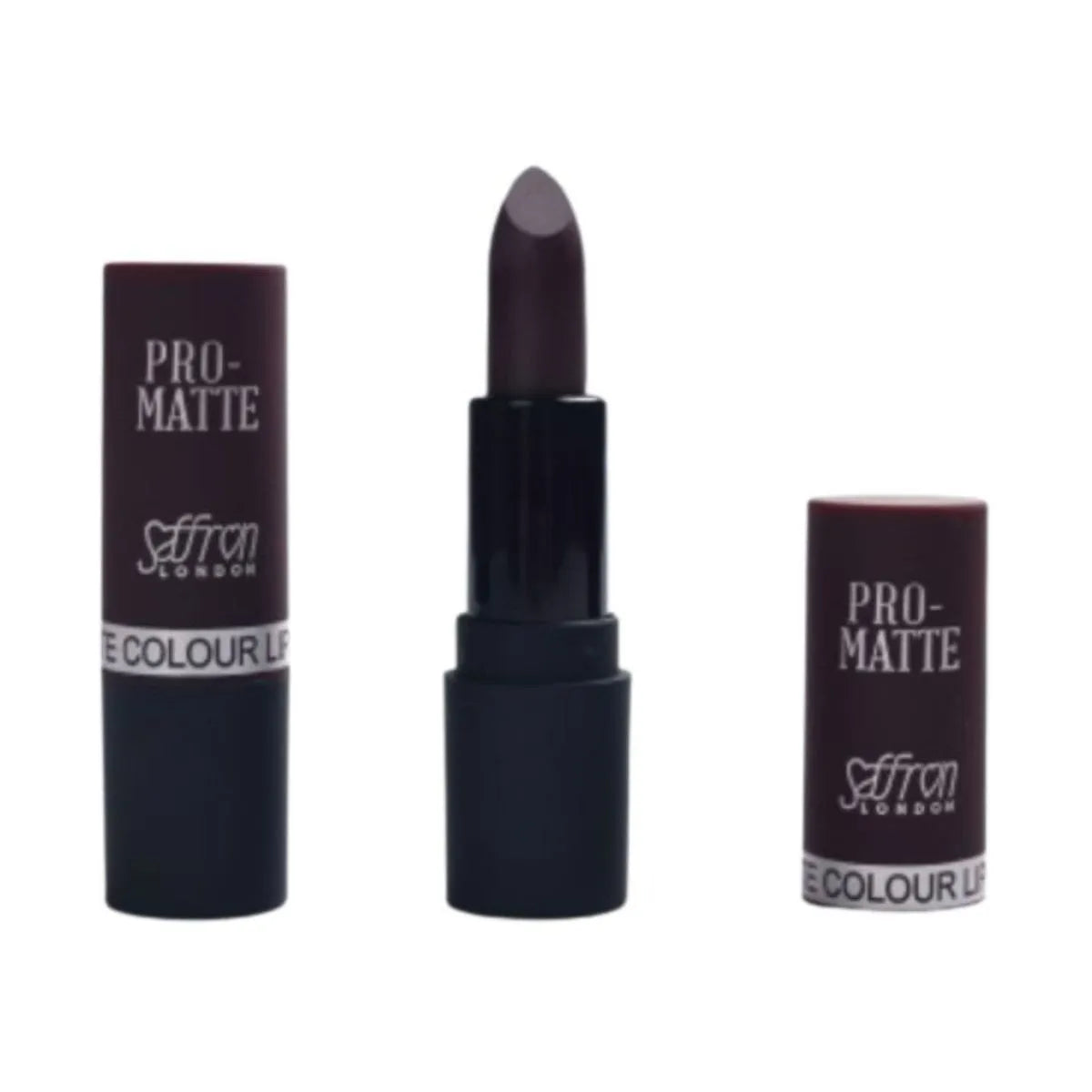 Saffron Matte Lipstick – 17 Burgundy Deep Red