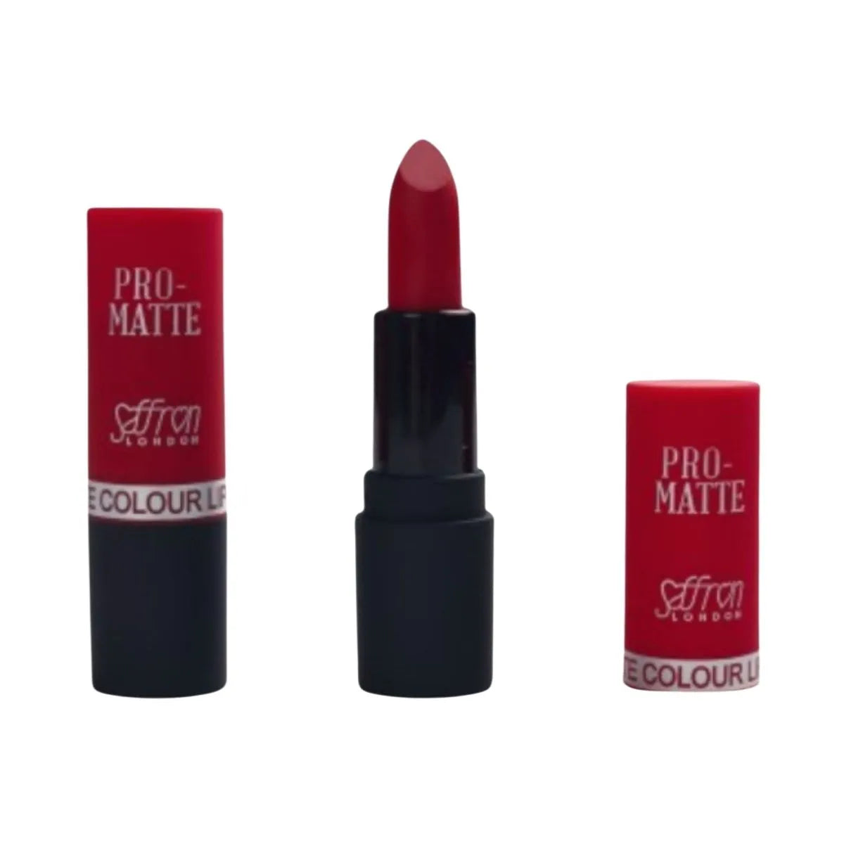 Saffron Matte Lipstick – 18 Diamond Red Luxe Shade