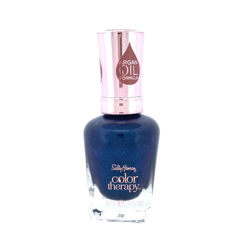 Sally Hansen Color Therapy Nail Polish -Time For Blue 455 | Discount Brand Name Cosmetics