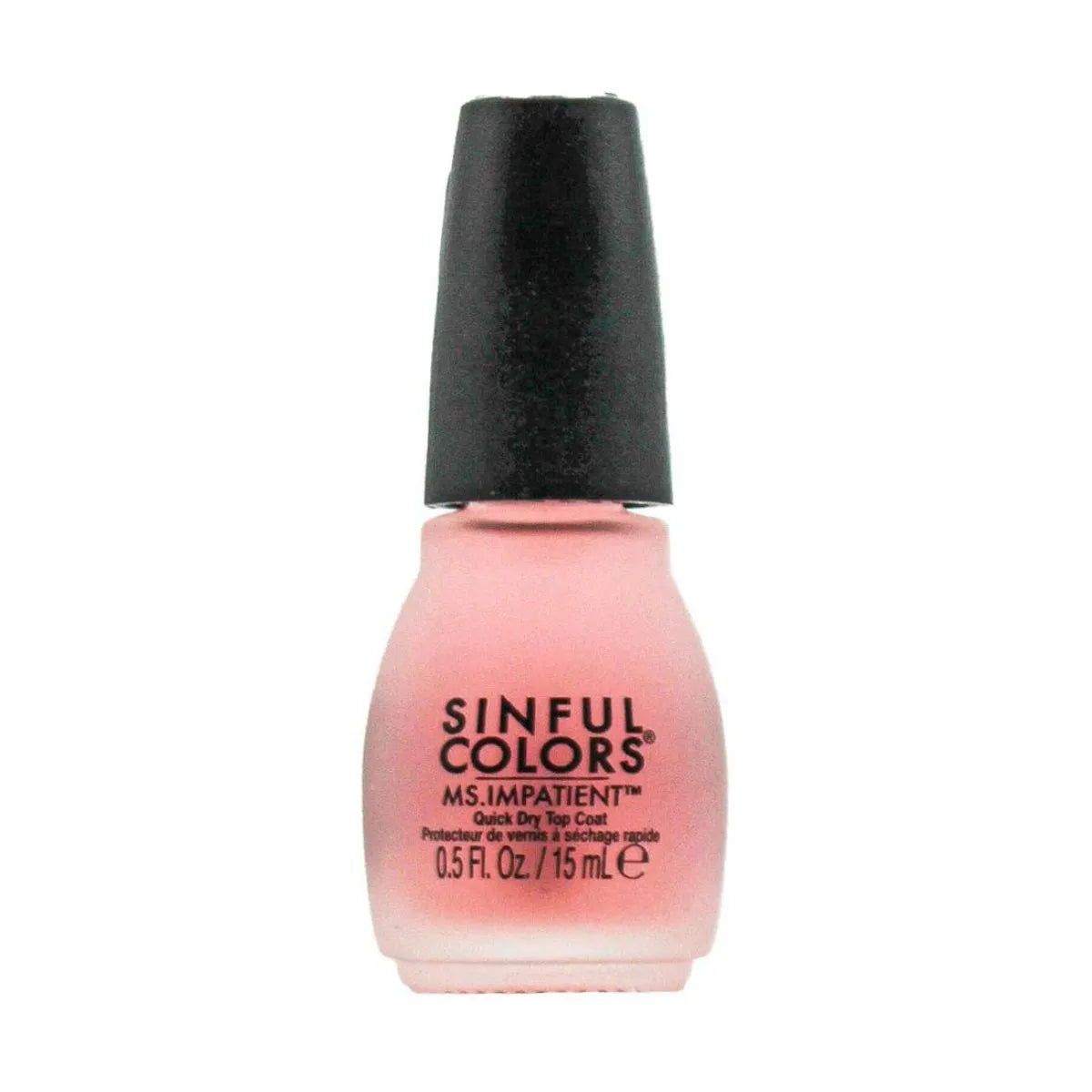 SinfulColors Quick Dry Top Coat – Ms. Impatient 15ml