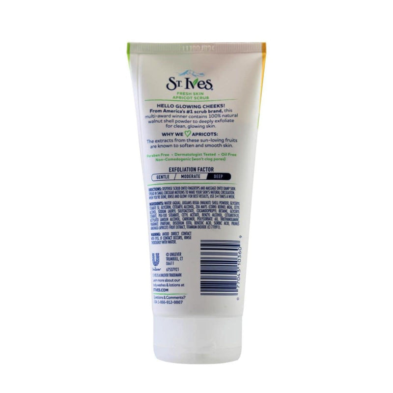 St Ives Fresh Skin Apricot Scrub - 170g | Discount Brand Name Cosmetics 