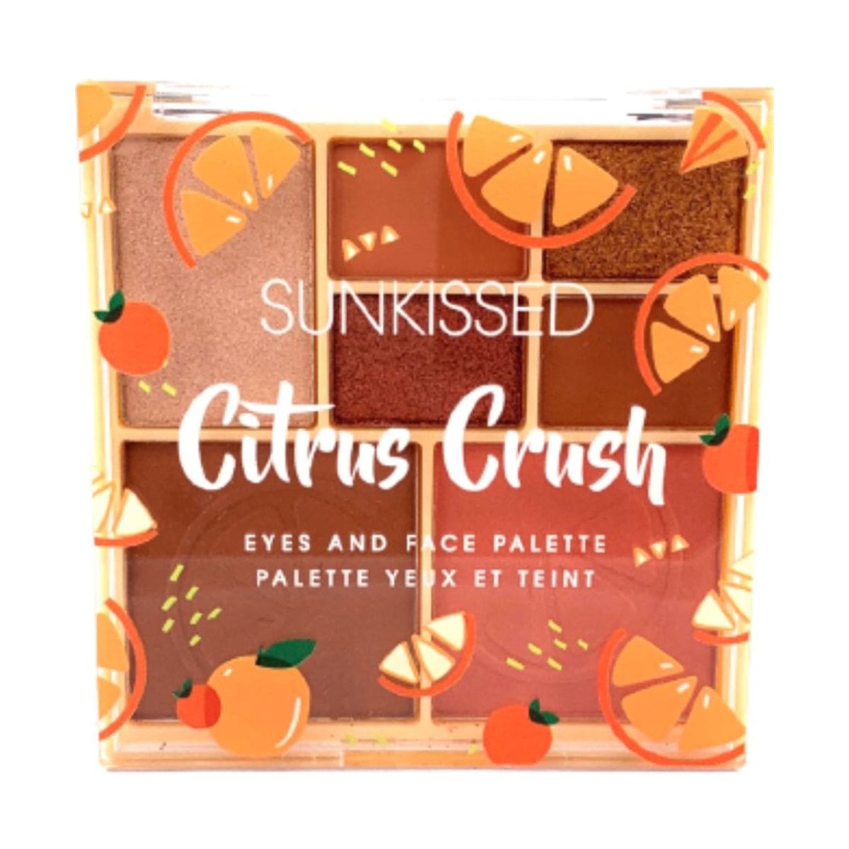 SunKissed Citrus Crush 7-Pan Palette – Face & Eye Glow