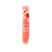 SunKissed Peachy Glow Lip Oil – Hydrating Vegan Gloss