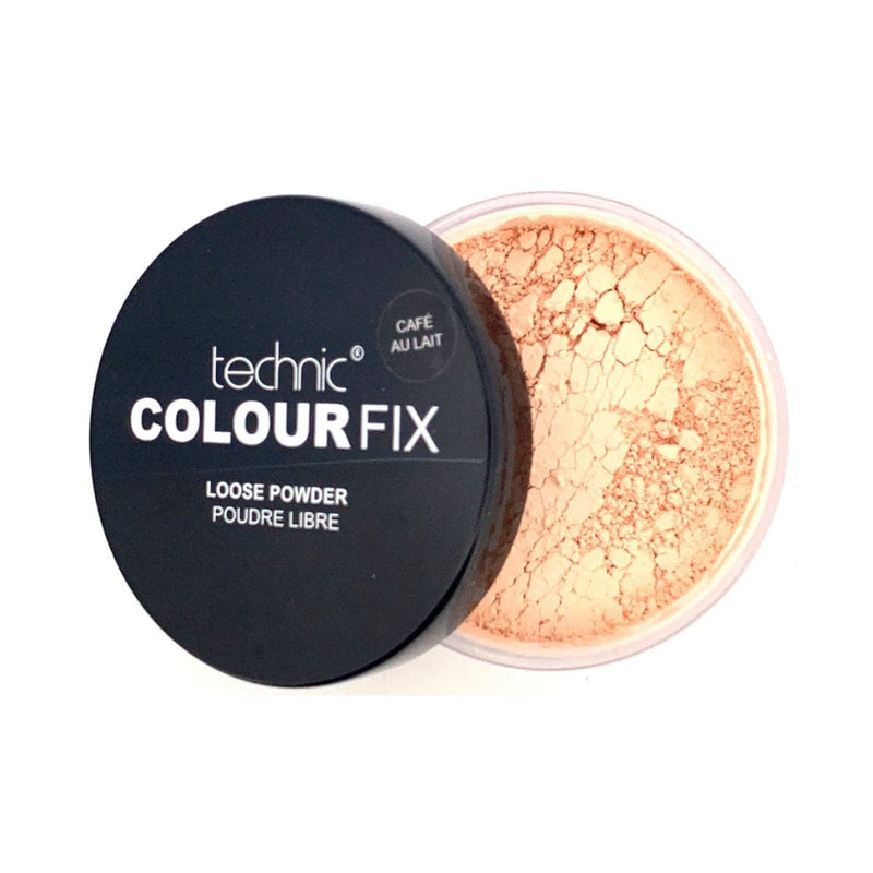 Technic Colour Fix Loose Powder - Cafe Au Lait | Discount Brand Name Cosmetics 