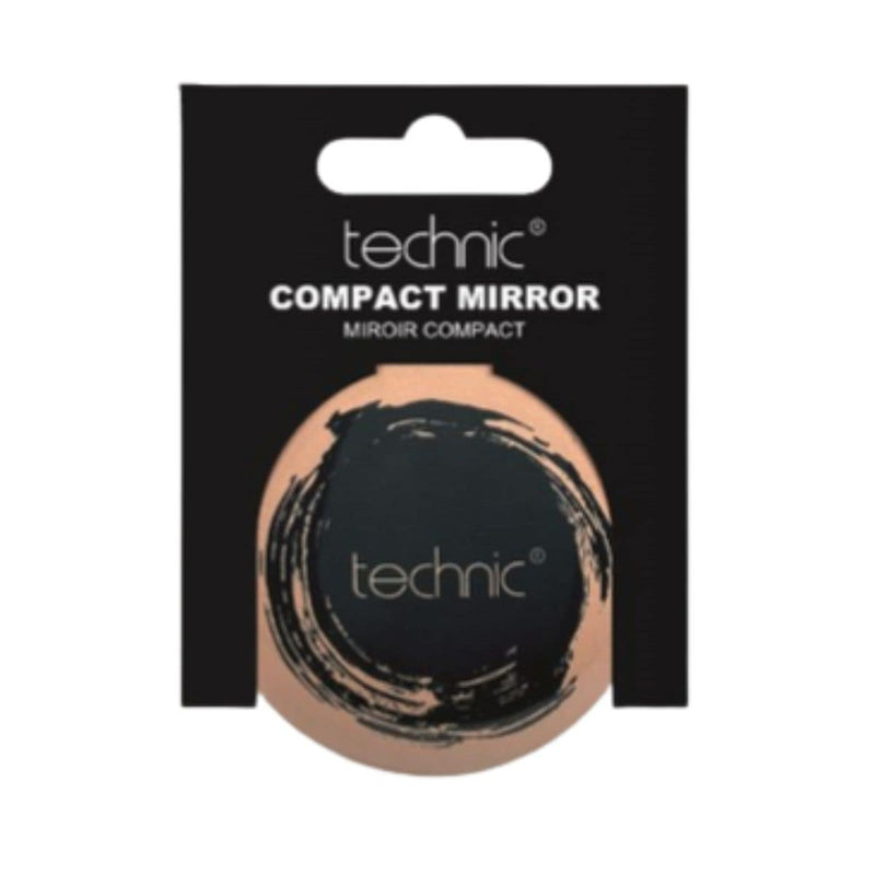 Technic Compact Mirror - Black | Discount Brand Name Cosmetics