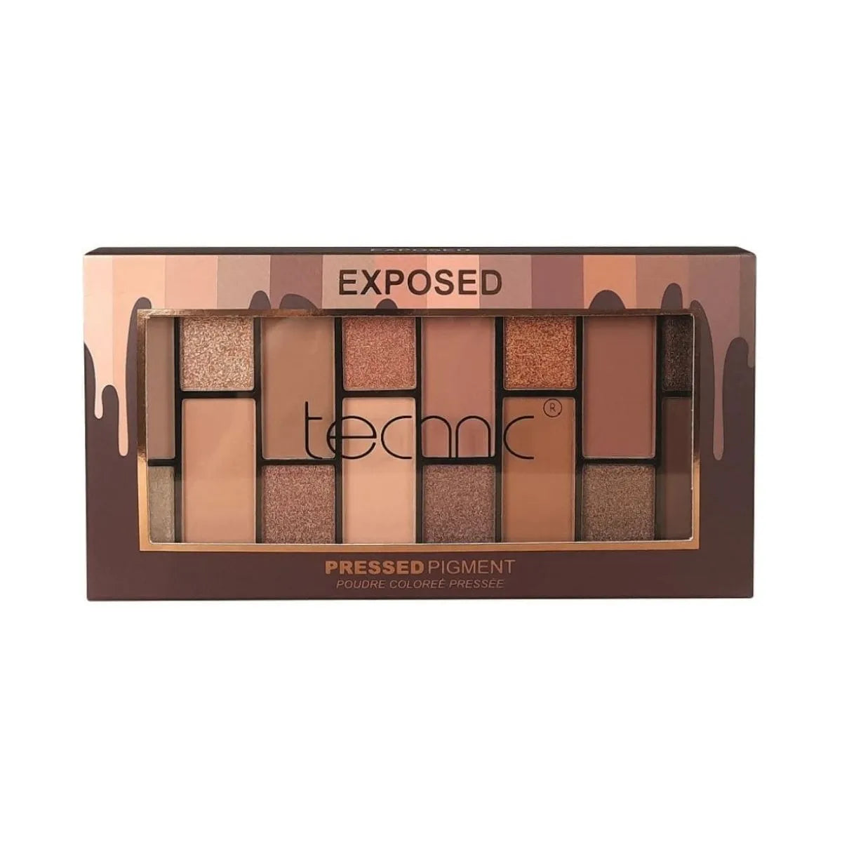 Technic Exposed Nude Eyeshadow Palette – 16 Blendable Shades
