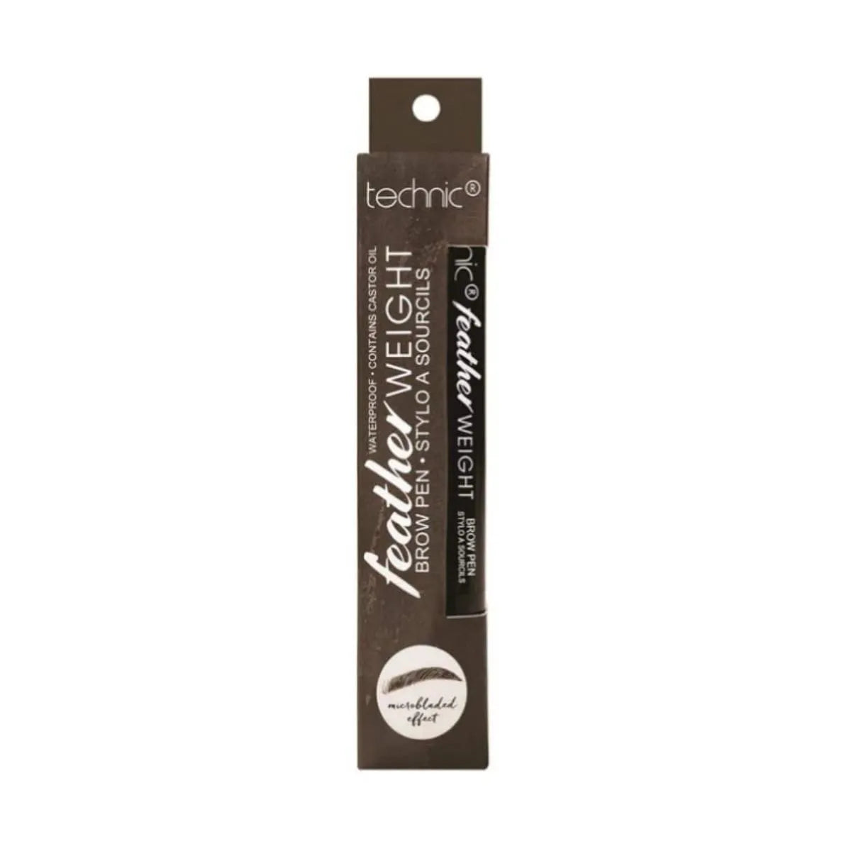 Technic Featherweight Brow Pen – Dark Brown Brush Tip