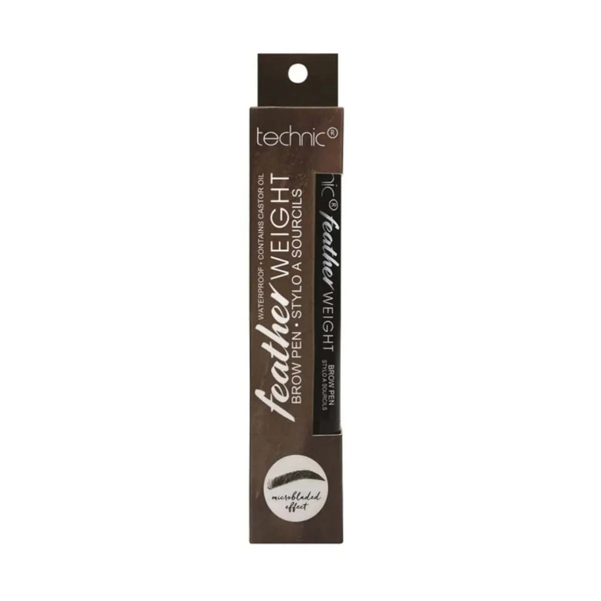 Technic Featherweight Brow Pen – Warm Brown Brush Tip