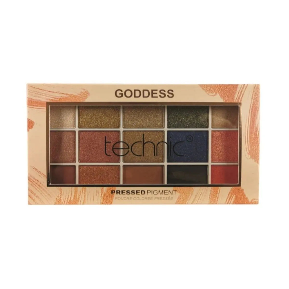 Technic Goddess Pigment Palette – For Bold, Dazzling Eye Looks