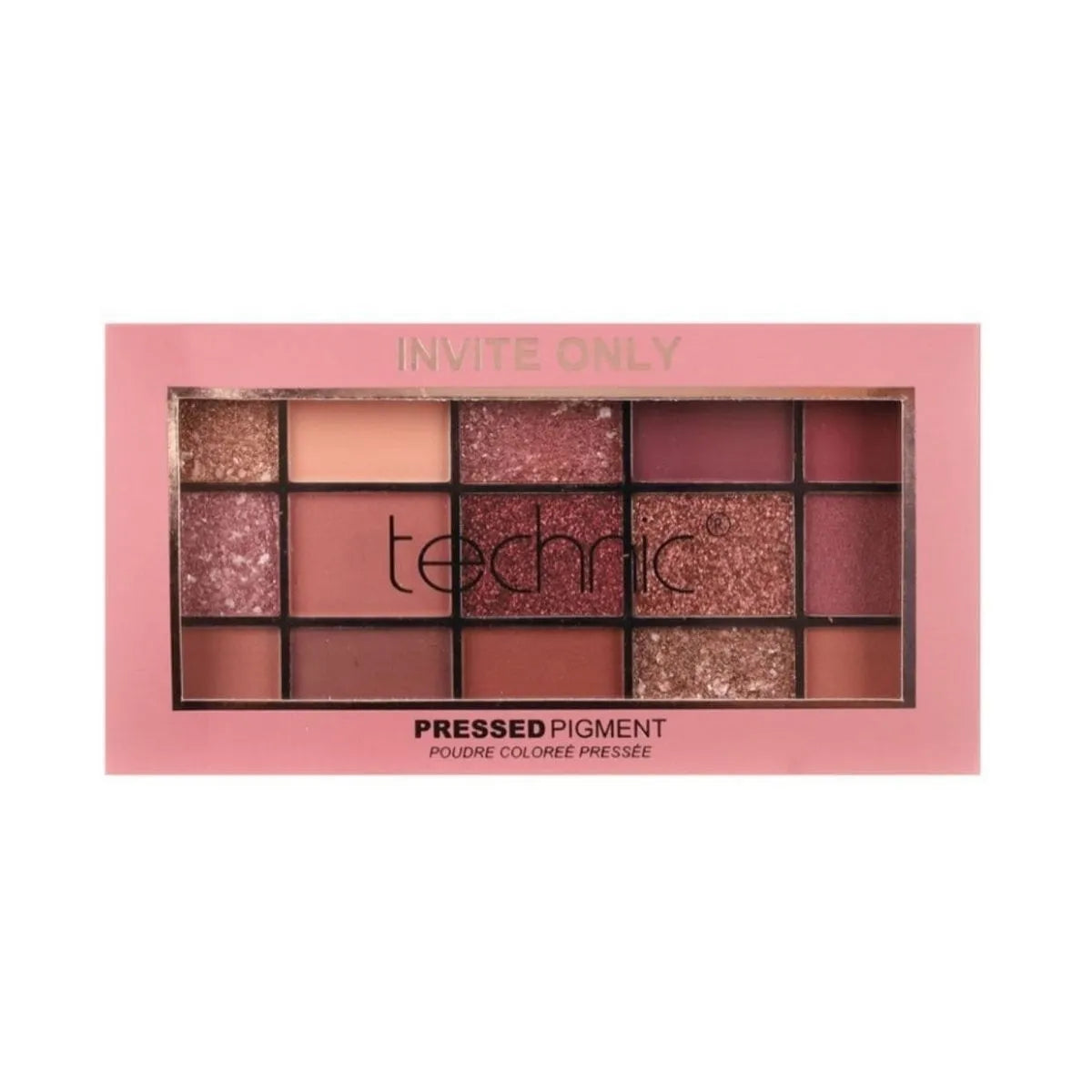 Technic Invite Only Eyeshadow Palette – 15 Vegan, Bold Shades